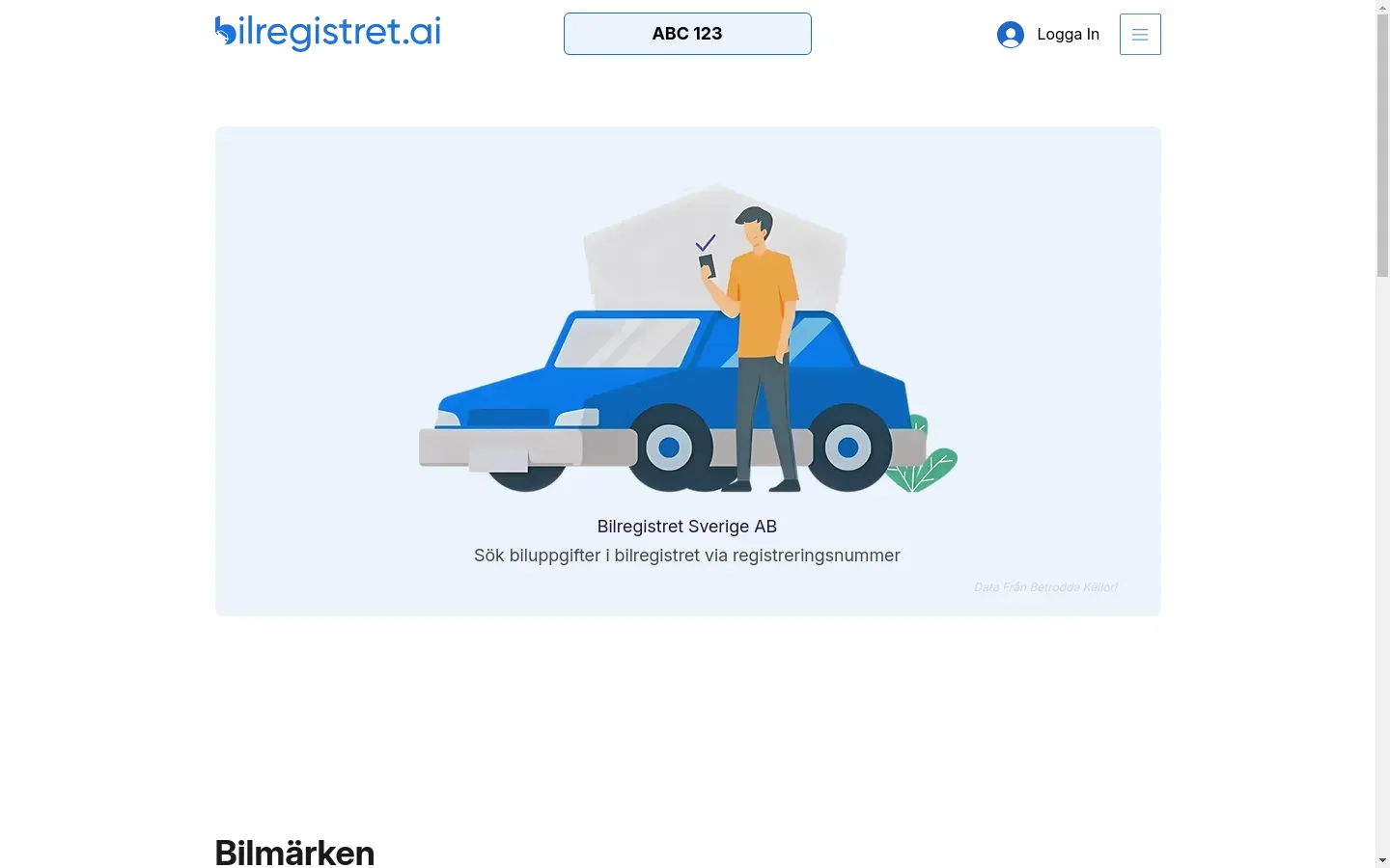 Bilregistret Snapshot