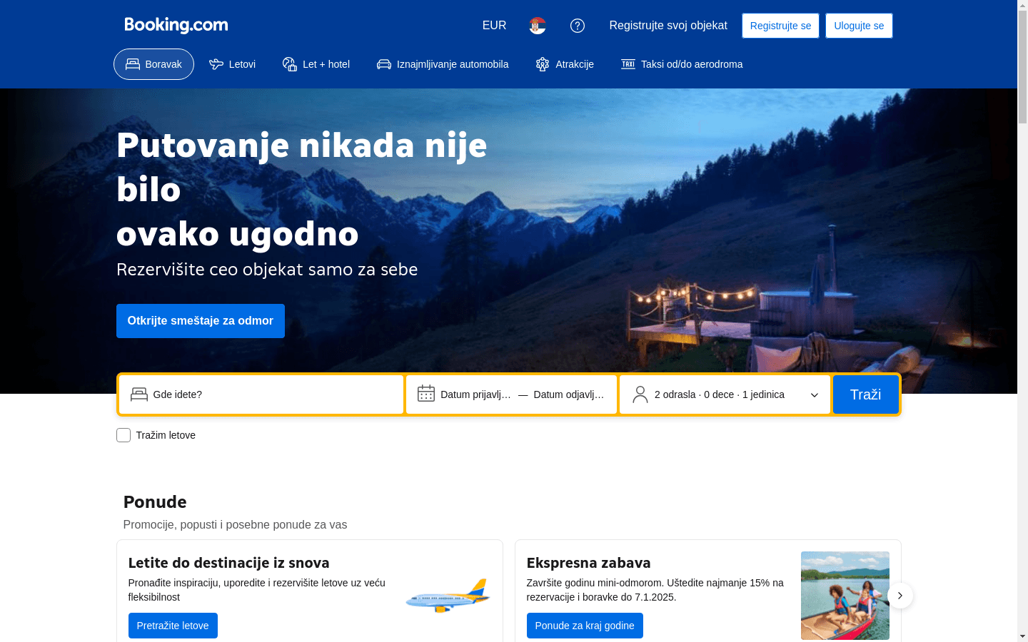 Booking.com Snapshot