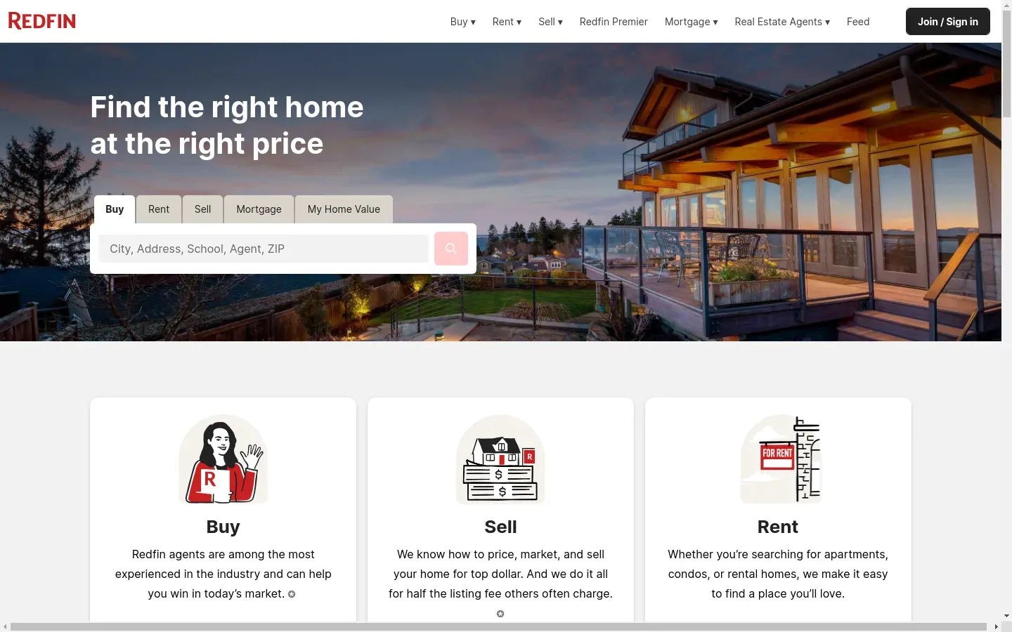 Redfin Website